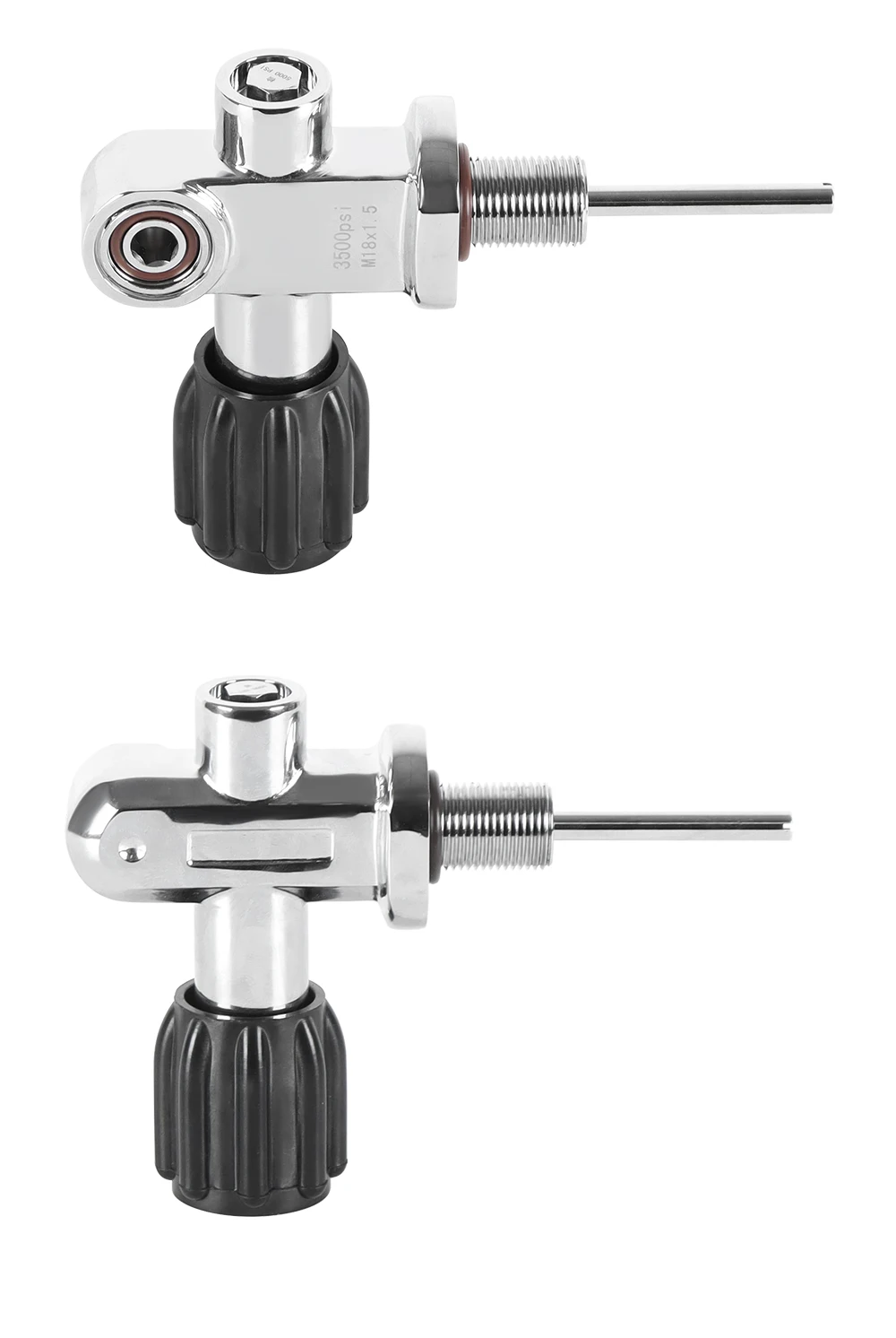 DIDEEP 3500Psi Tauchflaschenventil, Hochdruck DIN/YOKE Ventil, Tauchflaschenventil M18*1,5 Gewinde, Tauchflaschenzubehör – Detail 8