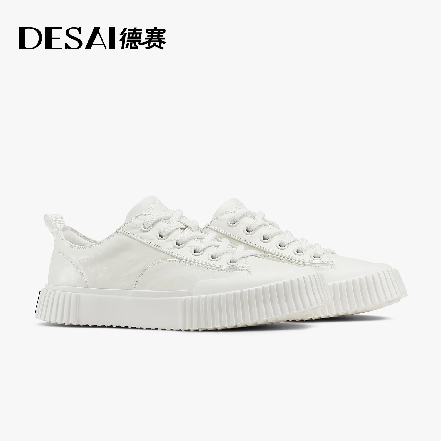 

DESAI Retro textured board shoes, flat bottomed casual shoes, lightweight men's shoes