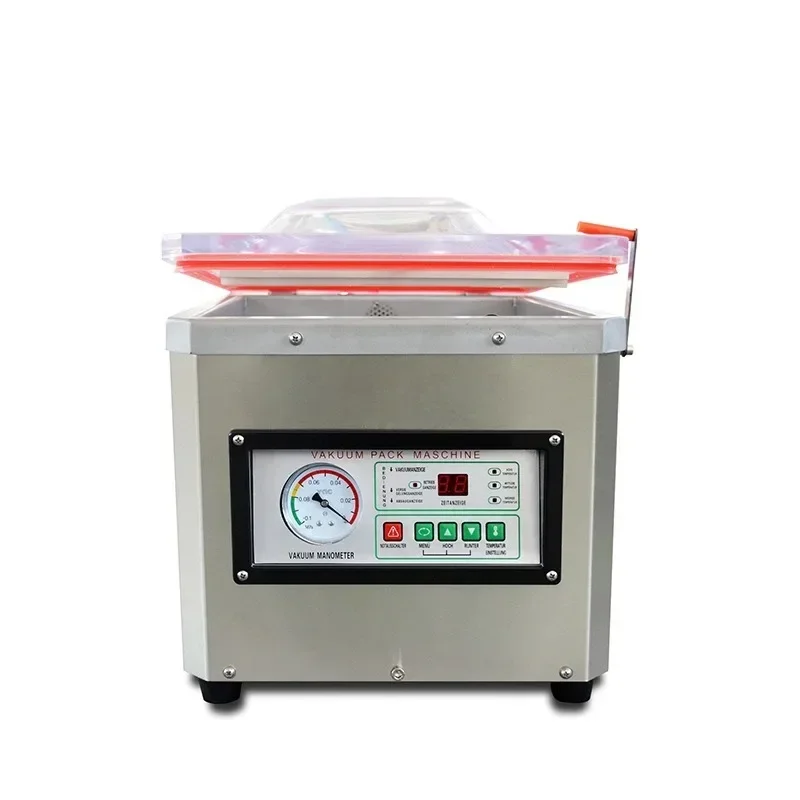 Small household small workshop desktop vacuum packaging machine dry temperature dual-purpose food inner vacuum sealing packaging