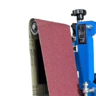 Small Desktop Metal Abrasive Belt Grinding Wet Polishing Function Automatic Metal Surface Grinding Polishing Machine