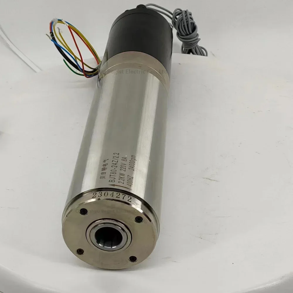 BEGIST High Efficiency 2.2kw Automatic Tool Change Water Cooling 400Hz 220v 24000RPM 2.2KW Milling Machine Spindle Motor