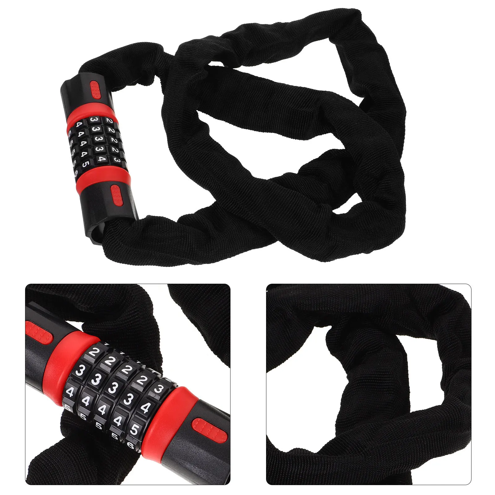 

Bicycle Heavy Duty Carbon Steel Chain Lock For Bike Motorcycle Outdoor Anti-Theft Security Cycling Portable Lock Supply