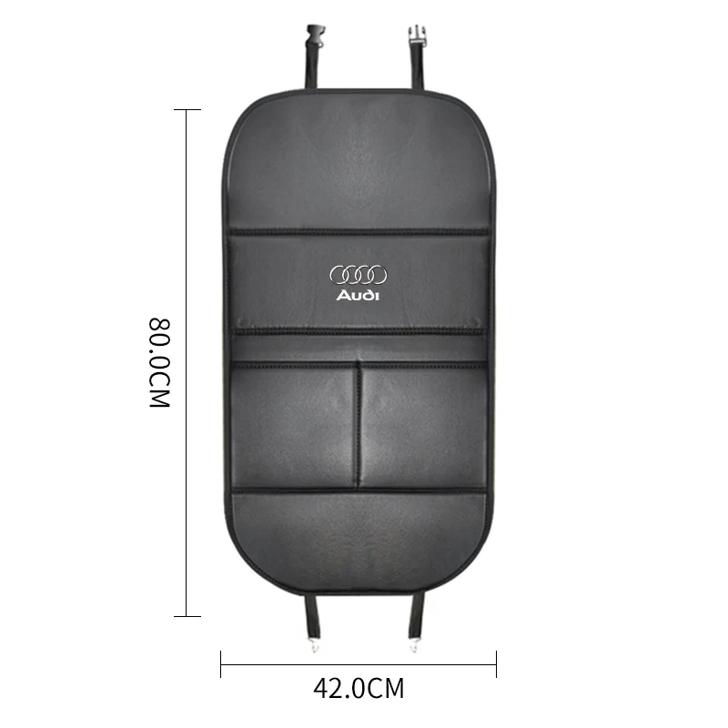 Car Seat Back Protector Cover for Children Kid Anti Kick Mat Pad Storage Bags for Audi A1 A4 A7 Q2 Q7 TT S line S3 S5 R8 RS A6L