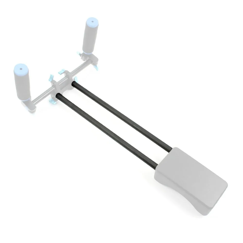 2 Stück 10cm 25cm 30cm 40cm Carbonfaserrohr mit 15mm Teleobjektivhalterung für Rig-Schienen-Klemmsystem Follow Focus SLR-Kameras – Detail 40