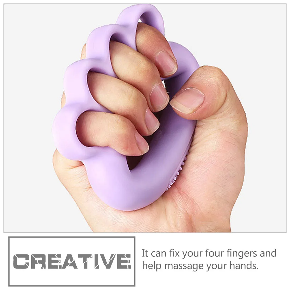 

3 Pcs Grip Ring Hand Wrist Fitness Tpr Exerciser Strengthener Finger