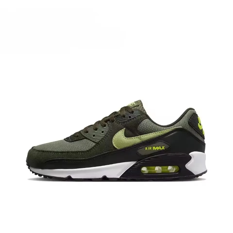 Nike Air Max 90 Scarpe da corsa da uomo di nuovo arrivo Scarpe da ginnastica nere traspiranti resistenti all'usura Assorbimento degli urti DQ4071-200