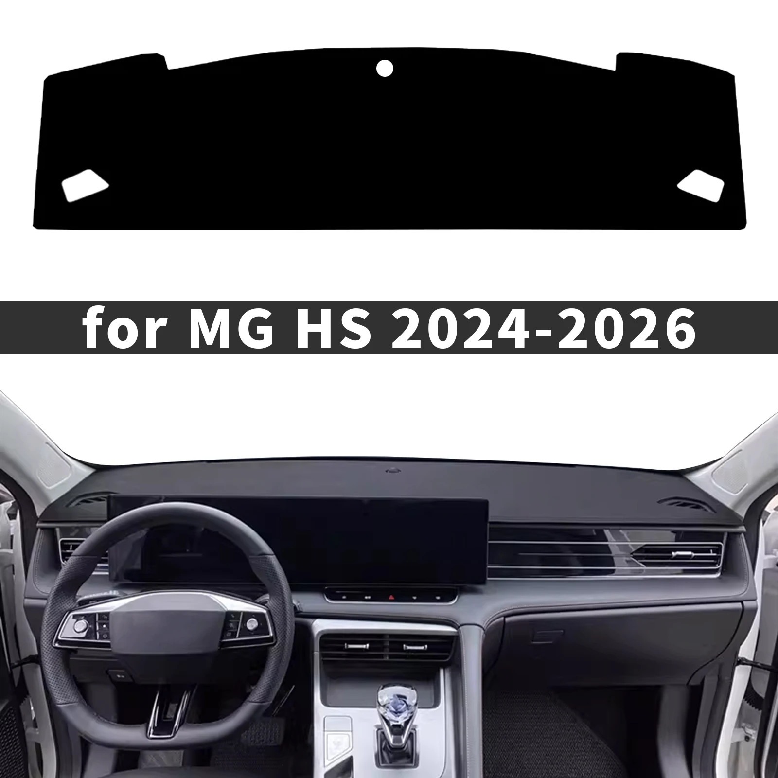 

fit for MG HS EHS 2024 2025 2026 Car DashMat Sunshade Dashmat Dashboard Cover Pad Protective Carpet Leather Accessories