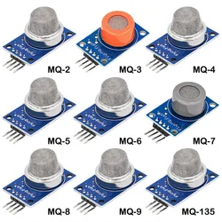 MQ Series Kits MQ131 MQ-135 MQ811 TGS822 9 Gas Sensor Modules MQ-2 MQ-3 MQ-4 MQ-5 MQ-6 MQ-7 MQ-8 MQ-9