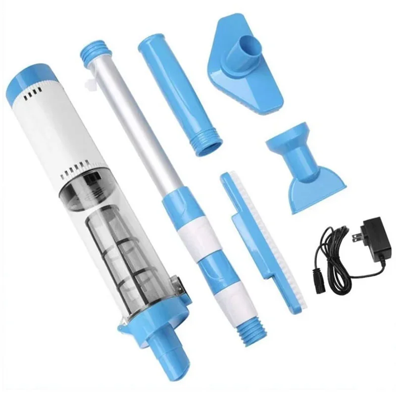 

US Plug Cordless Handheld Pool Vacuum Cleaner For Spa Center Bathtub Sand And Debris