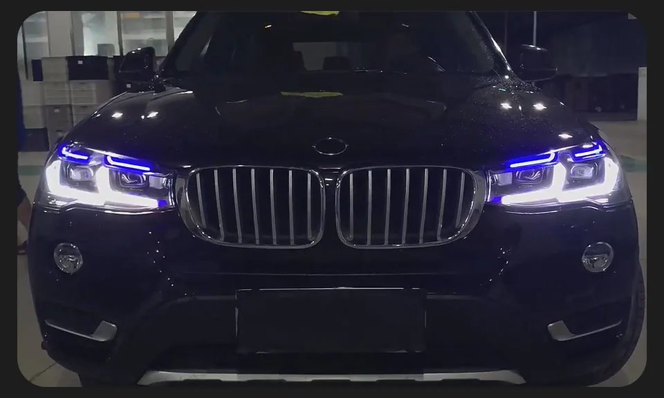 AKD Head Lamp for BMW X5 F15 LED Headlight 2014-2018 Headlights F15 DRL Turn Signal High Beam Angel Eye Projector