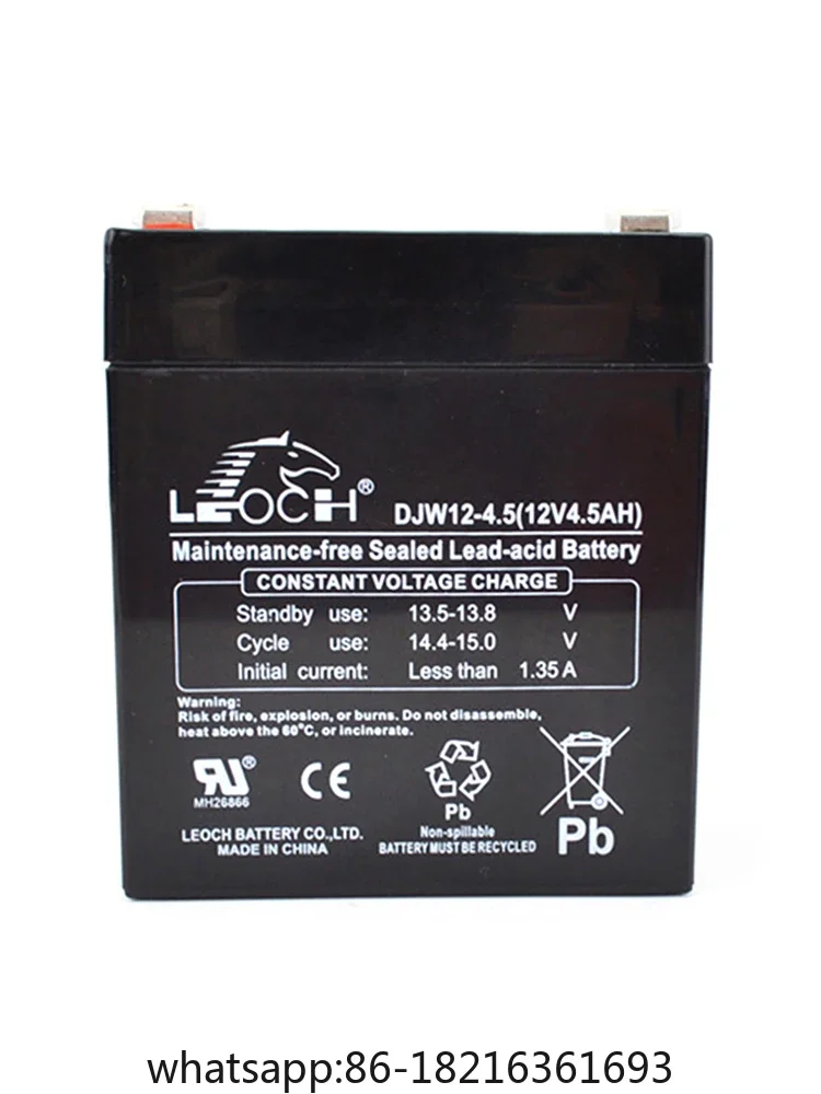 Emergency Power Battery Leoch Battery 12V DJW12-4.5AH is suitable for GiantKONE elevator