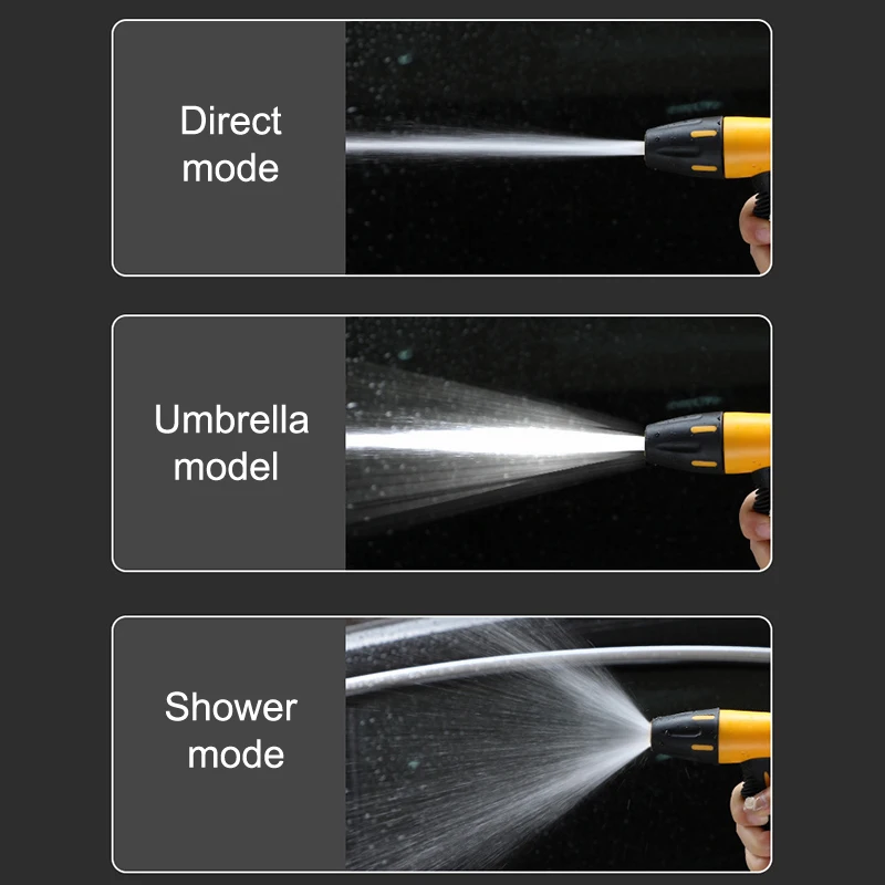 

10/15/20 Meter Telescopic Water Pipe With High-pressure Nozzle Car Washing Tool Set Extension Hose Water Hose For Pressure Clean