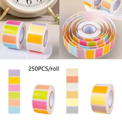 250PCS Removable Label Stickers, Self-Adhesive Food Storage Freezer Labels, Easy to Peel, Write On Refrigerator