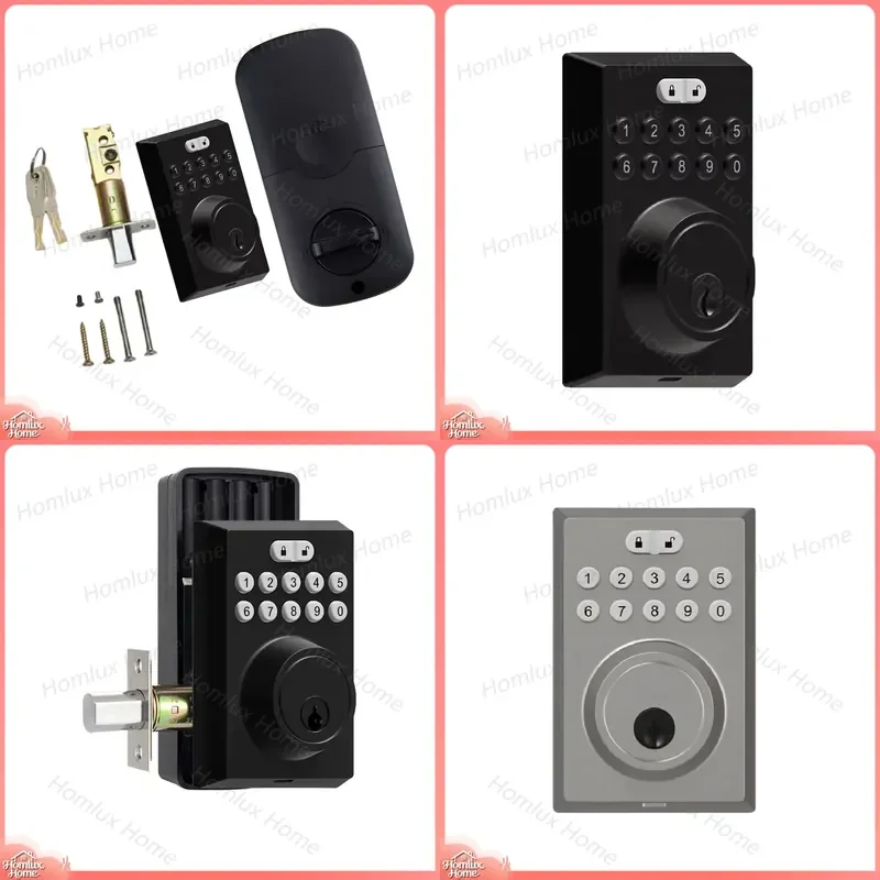 Smart Mortise Door Lock for Home Office Airbnb Single Latch Electronic Keyless Front Entrance Door Lock with Password