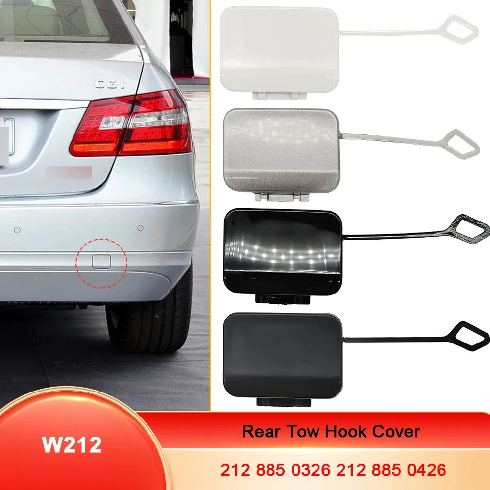 

Rear Tow Hook Cover For Mercedes Benz E-Class W212 2009-2013 Black White Silver 2128850326 2128850426