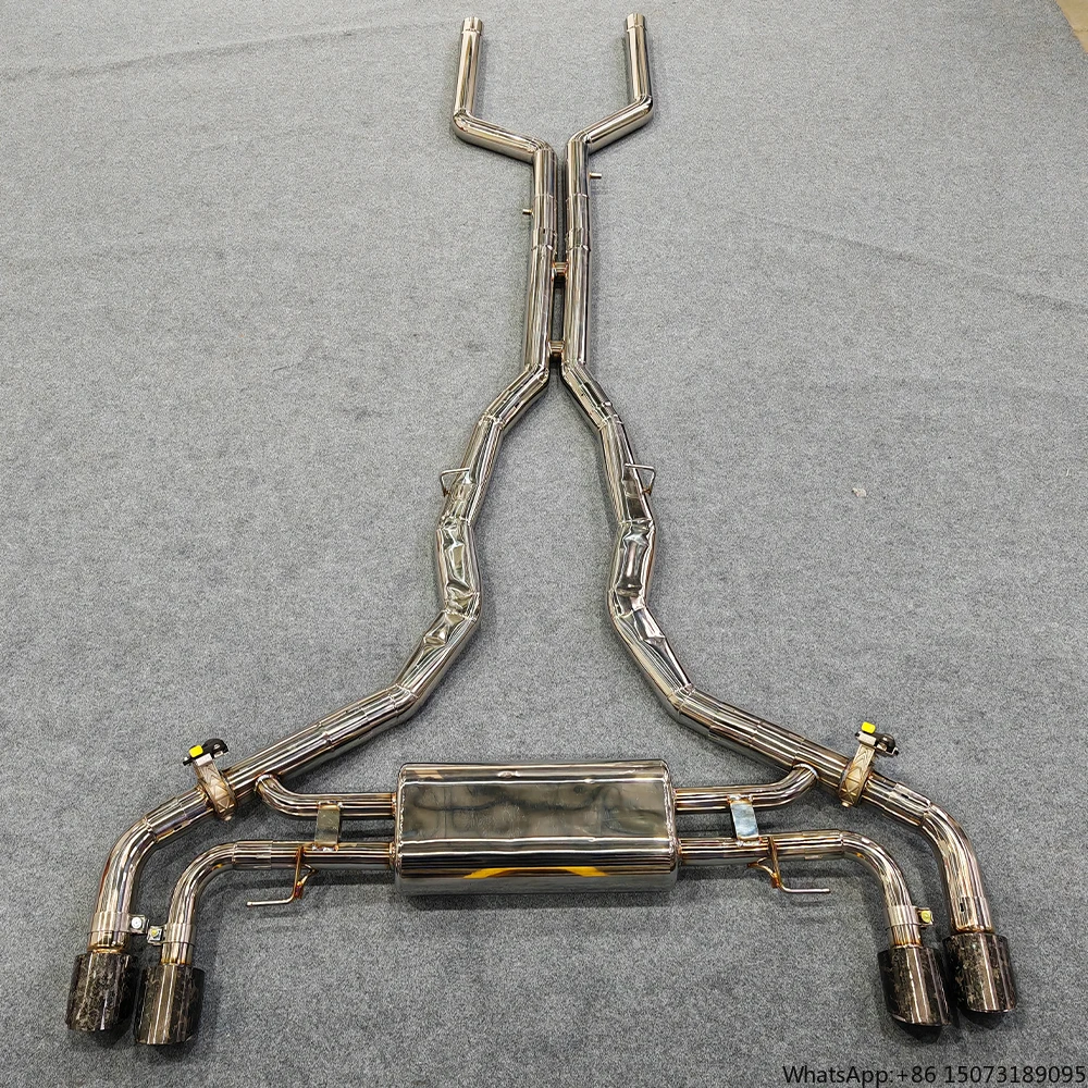 

Catback Muffler Stainless Steel Pipes for X5M/X6M F95/F96 4.4TT Exhaust System with Valve Control