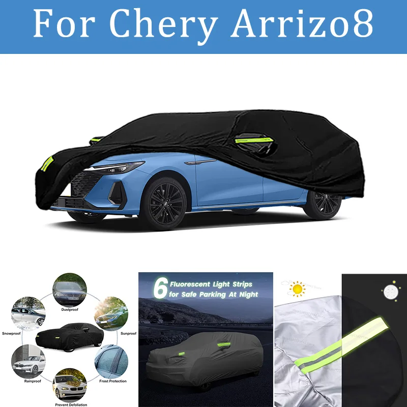 

Car Cover Protection Sunscreen Heat Insulation Dust Resistant Scratch For Chery Arrizo8 Car Exterior Accessories