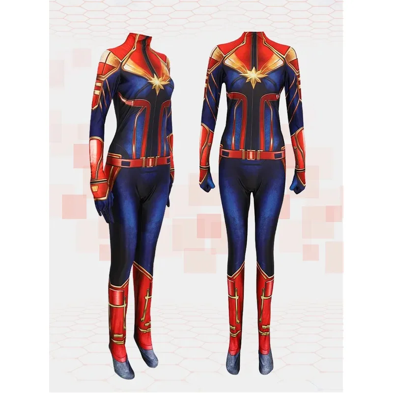 

Cos tight fitting suit cosplay role-playing stage performance suit jumpsuit Christmas surprise captain