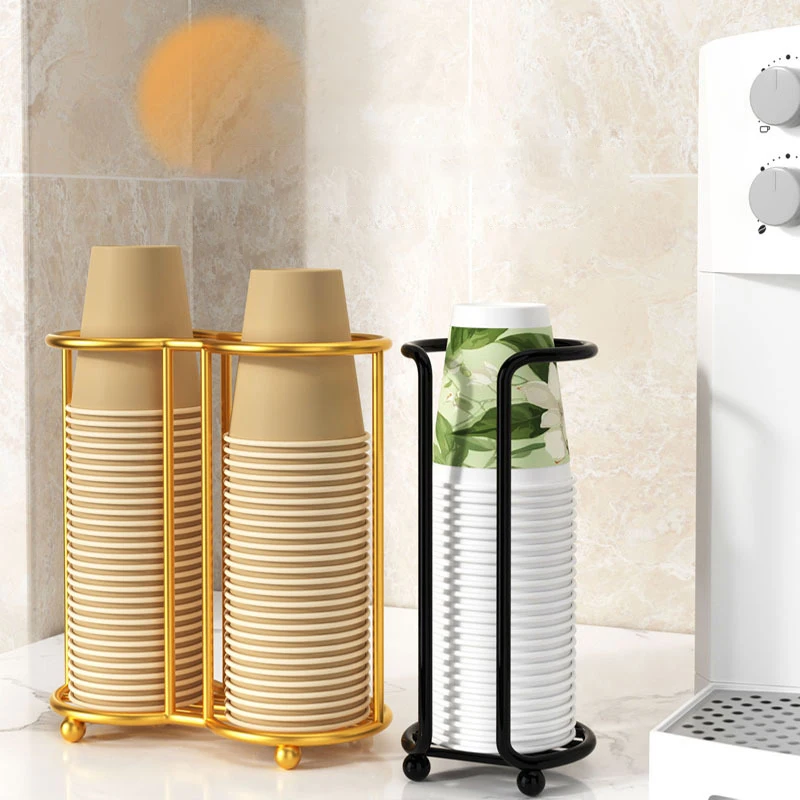 Kitchen Paper Cup Holder Disposables Cups Picker Multifunctional Desktop Cup Storage Rack Household Coffee Cup Holder For Home