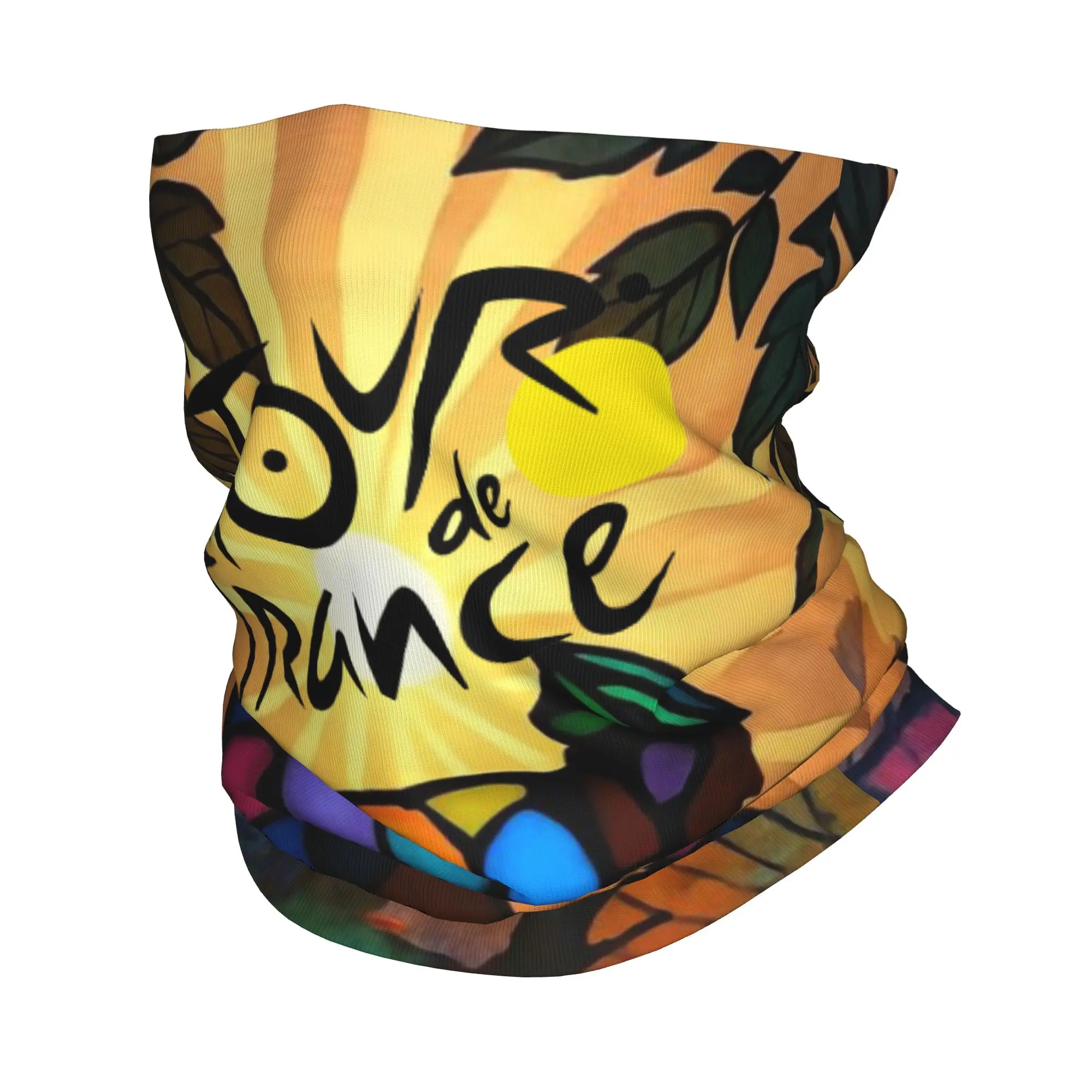 Custom France TDF Tour  Winter Headband Neck Warmer Women Men Hiking Hunting Tube Scarf  Face Bandana Gaiter