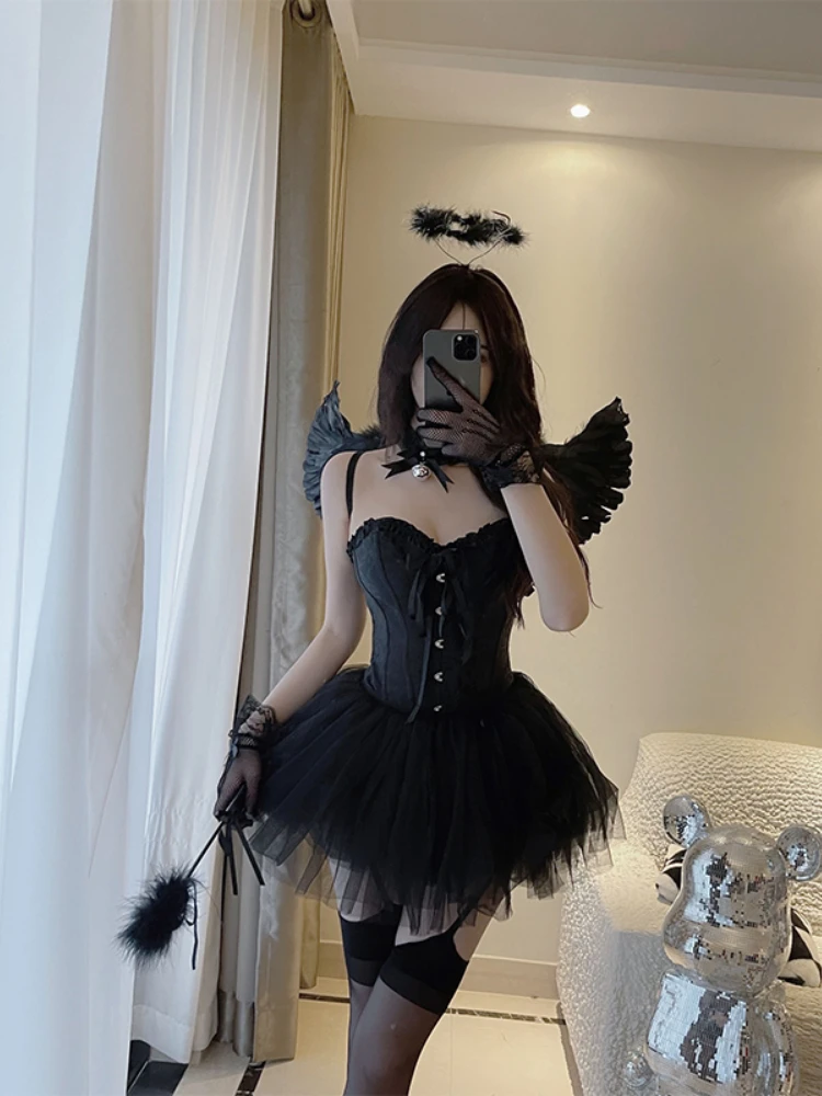 sexy fairy dress Drop Waist Midi Dress with Volume Skirt main image 0