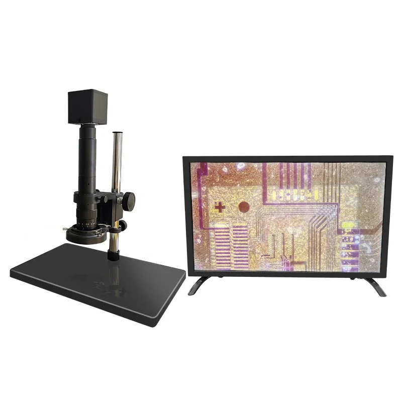 

ZJWY HD CCD 20MP 1080P 2K Microscope For Mobile Phone Motherboard Circuit Flex Repair Electron Microscope