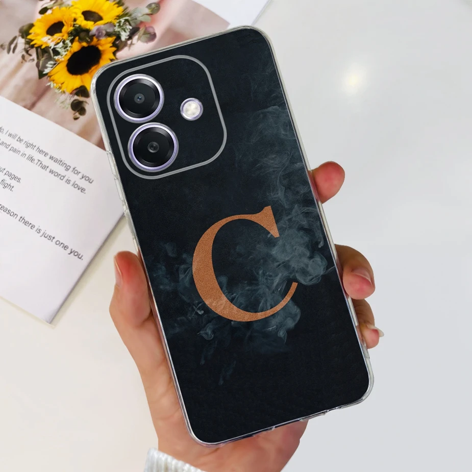 For Oppo A40 A40m Case CPH2669 Luxury Letters Cover Clear Silicone Soft TPU Phone Case For Oppo A40m A 40 OppoA40 OppoA40m Shell