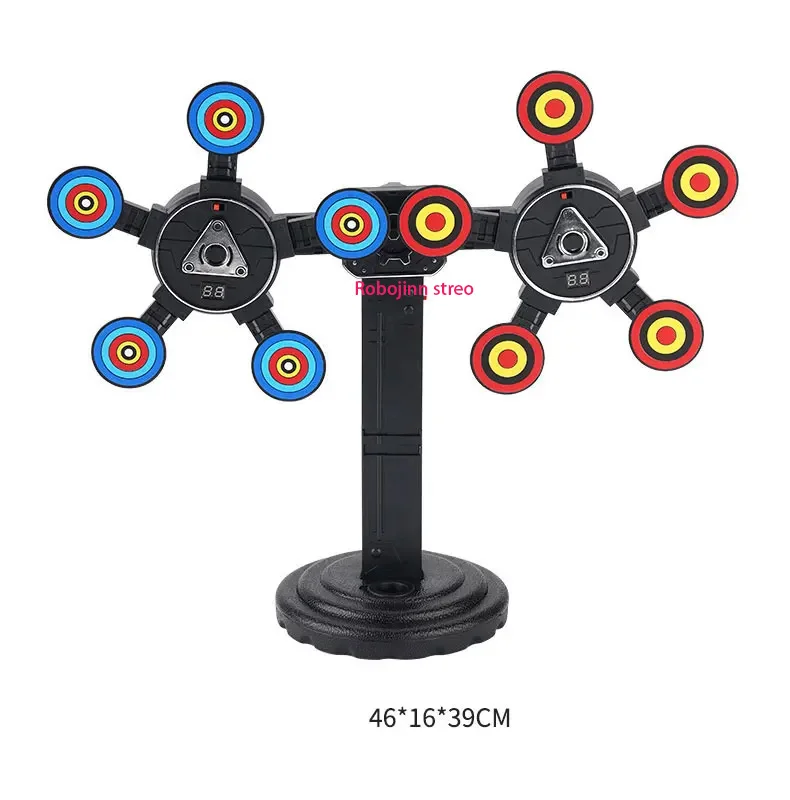 Automatic Reset Electronic Scoring Target for Nerf Guns AWM Soft Bullet Gun Gel Ball Sprayer Against Practice 98K Eat Chicken