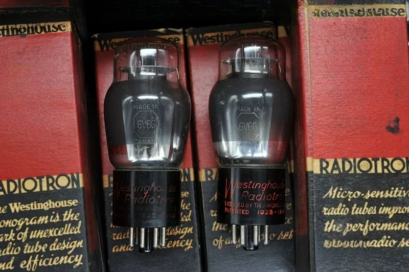 for Canadian Westinghouse 6V6G vacuum tube upgraded to 6P6P / 6V6GT / 6n6c inkjet cylindrical type