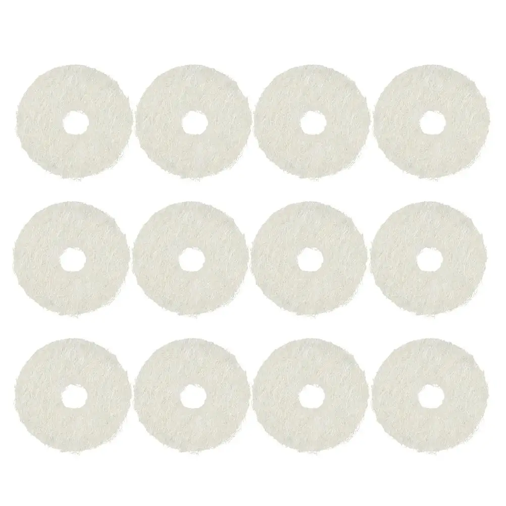 

90 Pcs Piano Tuning Accessories Kit Felt Pads Washers Tools Parts White Small Wear Resistant Anti Corrosion High Temperature