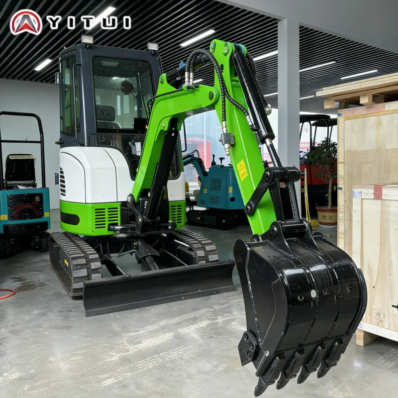 

Customized EPA/CE Certified Mini Excavator 3.5 Ton Hydraulic Digger Mini Excavator with Rubber Tracks Anti-Skid Small Digger