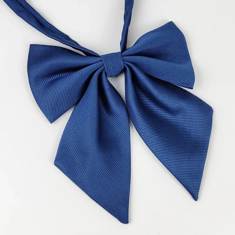 Lady Girl solid Bowtie Casual Bow tie For Women Uniform Collar Butterf Bowknot Adult Check Bow Ties Cravats Girls Bowties