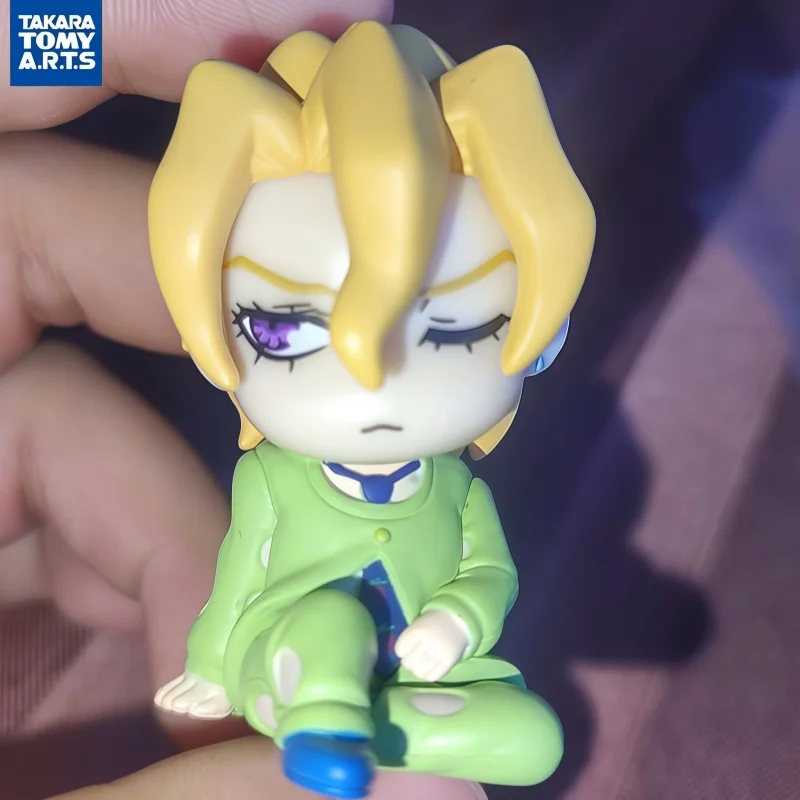 Tomy JOJO Bizarre Adventure Golden Wind Mini Figure Anime Character Collectible Desktop Ornament For Anime Fans
