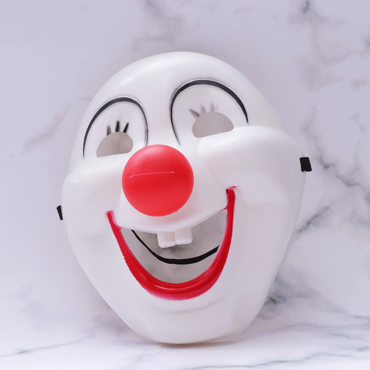 1PC Halloween Clown Dress Up Clown Smiling Plastic Mask Funny Mask Halloween Masquerade Carnival Costume Prop Dress-up Accessory