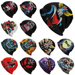 UFO Robot Mazinger Z Beanie Cap Unisex Winter Warm Bonnet Homme Knitting Hats Outdoor Grendizer Goldorak Skullies Beanies Hat