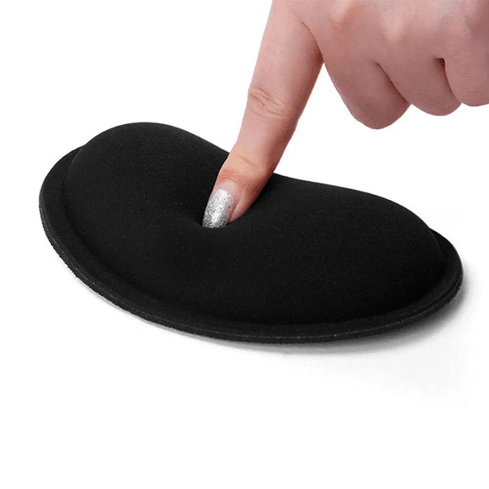 Keyboard Wrist Rest Mouse Pad Set Slow Rebound Ergonomic Soft Memory Foam Hand Support Comfortable for Pc Office Gaming Black