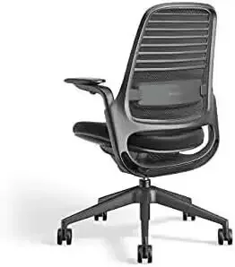 Office Chair Ergonomic Work Chair with Wheels for Carpet Helps Support Productivity Weight-Activated Controls