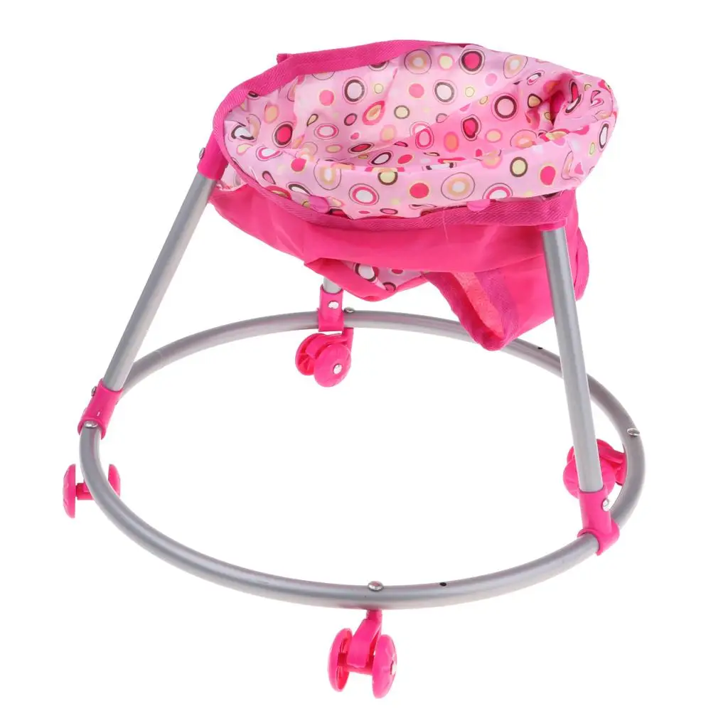 Reborn-Puppenmöbelzubehör – Simulation Walker Kinderwagen Stuhl Spielset – für MellChan-Puppe 34 x 34 x 30 cm