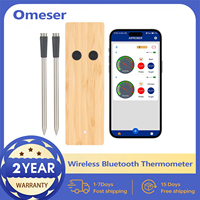 OMESER Wireless Meat Thermometer Digital Bluetooth Probe Rechargeable Accurate Food & Meat Temperature Measurement