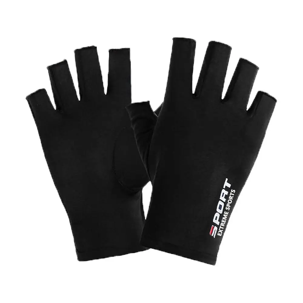 

Перчатки из ледяного шелка, перчатки с половиной пальца, анти-УФ-перчатки, перчатки с сенсорным экраном, летние солнцезащитные перчатки, женские перчатки, мужские перчатки для рыбалки