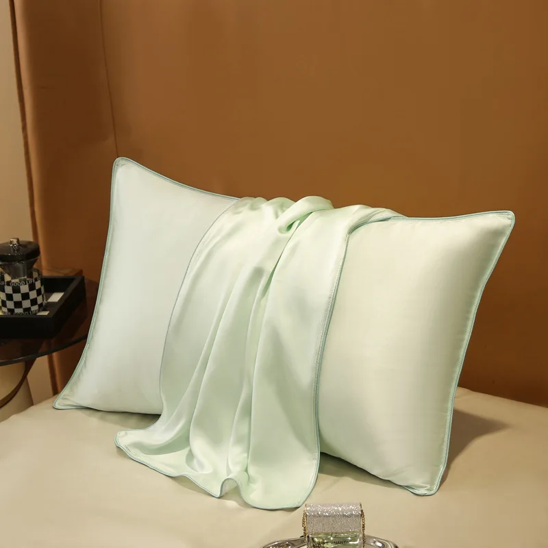 

100% Pure Mulberry Silk Pillowcase Solid Color - Grade-6A 25 Momme Luxury Smooth Hair & Skin Care (OEKO-TEX Certification)