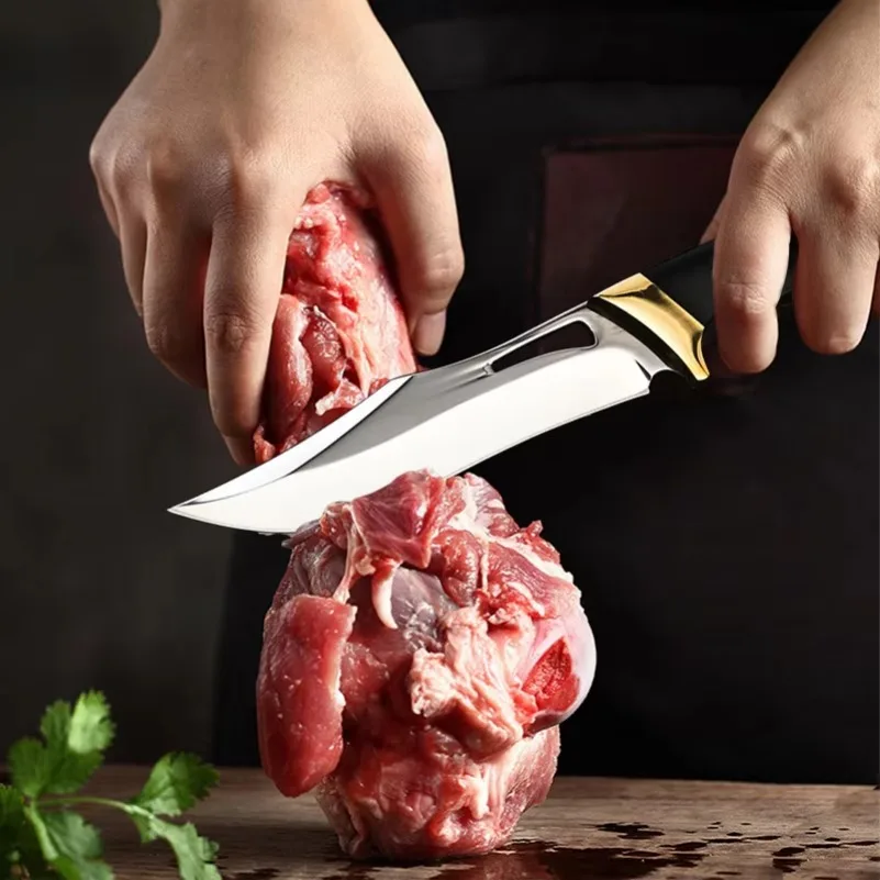 Chef Slicing Cooking Butcher Boning Knife Hand Forge Blade Kitchen Knives Cleaver Meat Fish Fruit Vegetable Utility Boning Knife