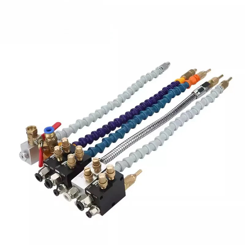 Machine tool cooling sprayer Engraving machine cooling spray assembly Universal pneumatic oil mist lubrication pump atomizer