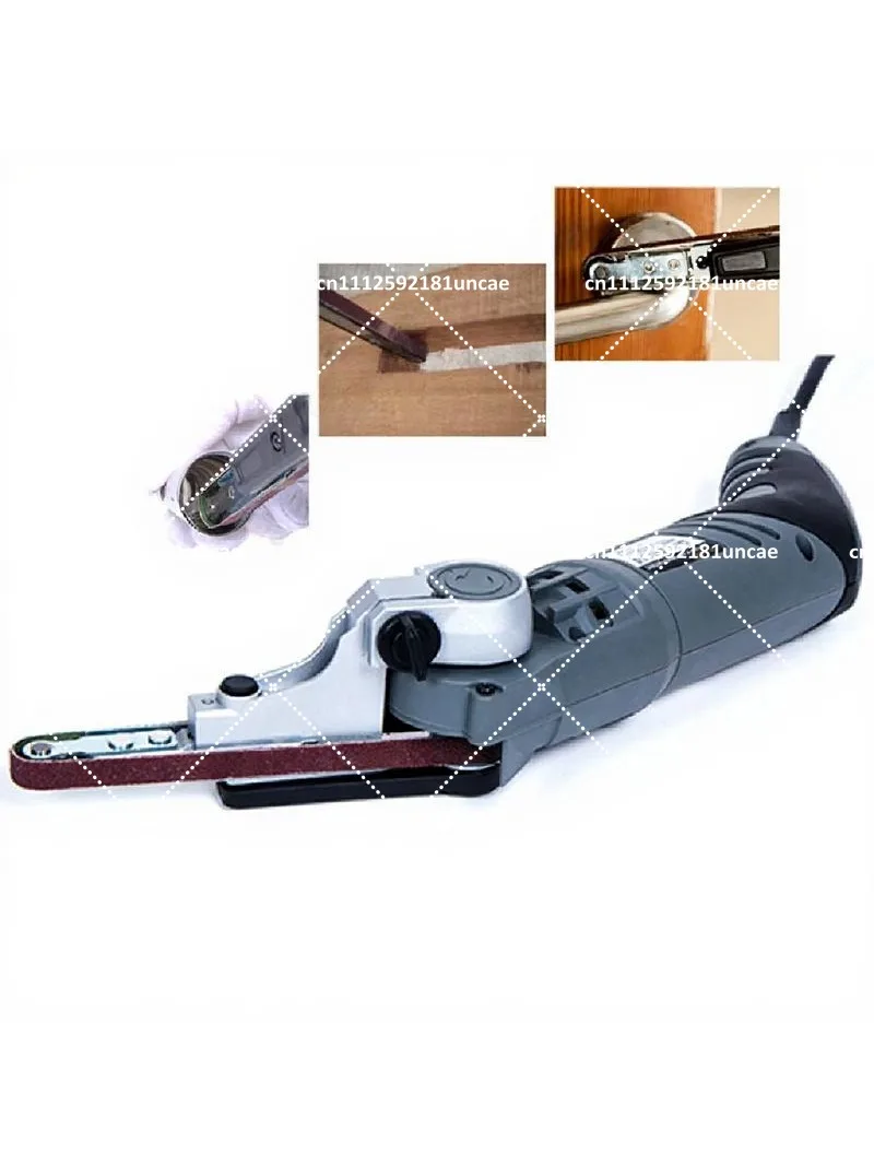

220V Mini Handheld Belt Sander Sand File Machine for Grinding Sharpening Polishing