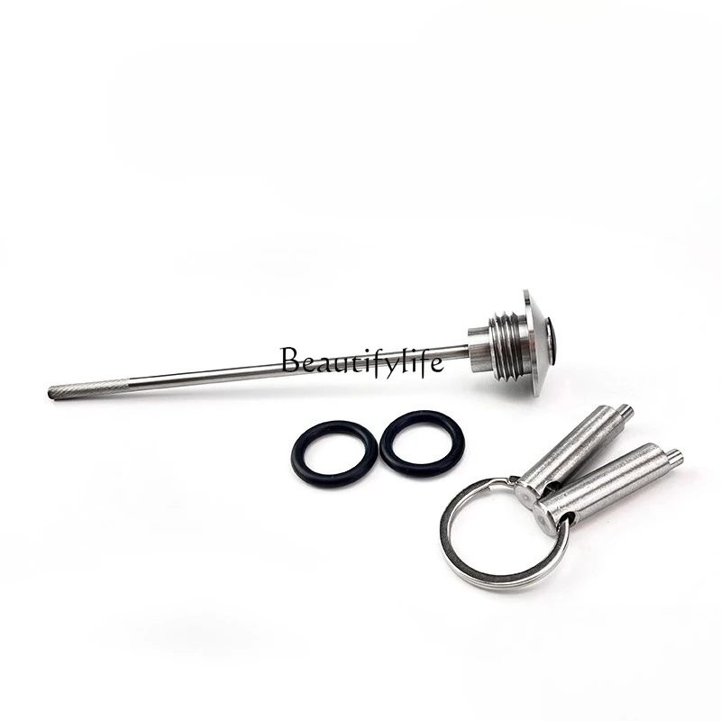 

Modified oil dipstick anti-theft and anti-skid stainless steel anti-skid oil dipstick CB750 decorative cap