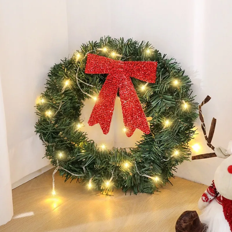 

New Christmas Wreath 30cm Wreath Home Christmas Decoration Party Gifts New Year
