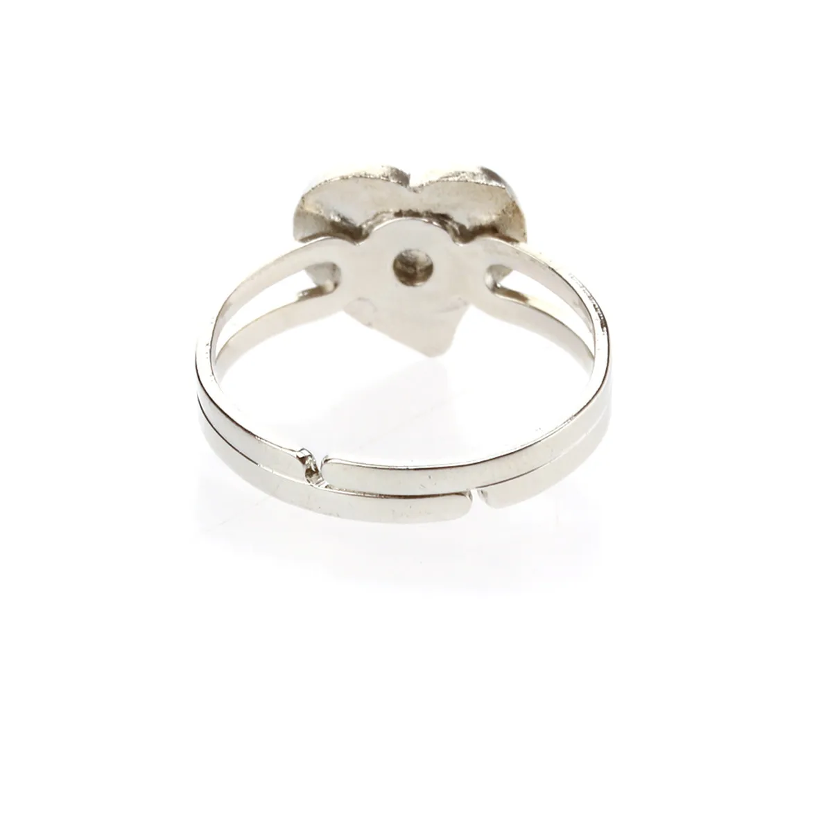 Anillo de Moda Plateado con Forma de Anillo del Ánimo, Talla Ajustable US 8 UK, Sensible a la Temperatura