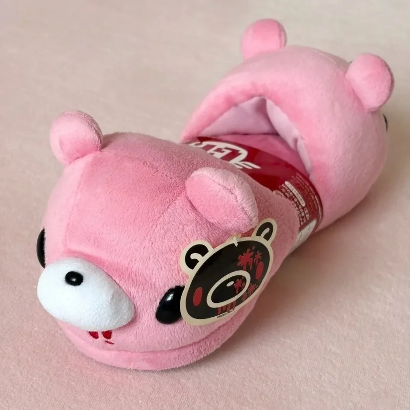 Gloomy Bear Anime Merchandise Cartoon Girls' Heart Cotton Slippers Creative Kawaii One-Size Indoor Plush Warm Slippers Wholesale view 3