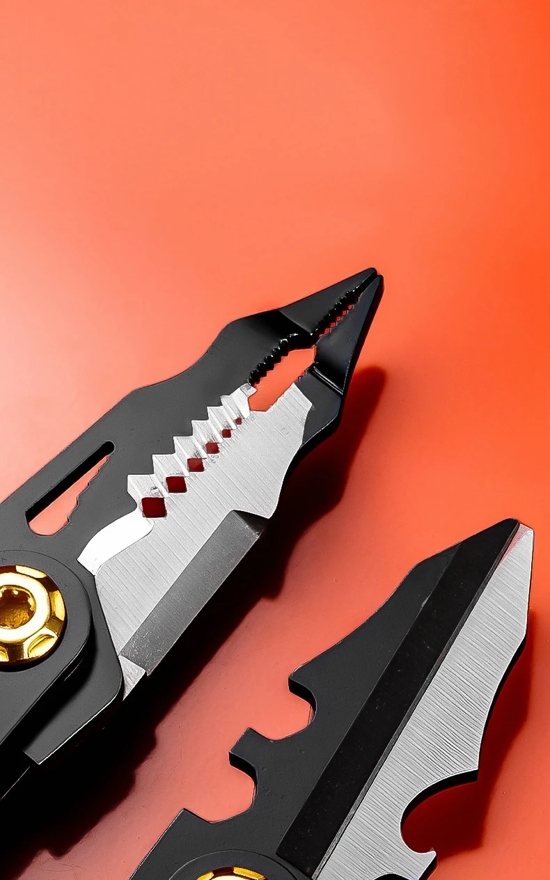 Drahtschneider, Abisolier-Crimper-Werkzeug, wendbar, robuste Werkzeuge, Crimper für Twister, Handwerkzeuge, Holzarbeiten, Gartenarbeit, Spaltung – Detail 8