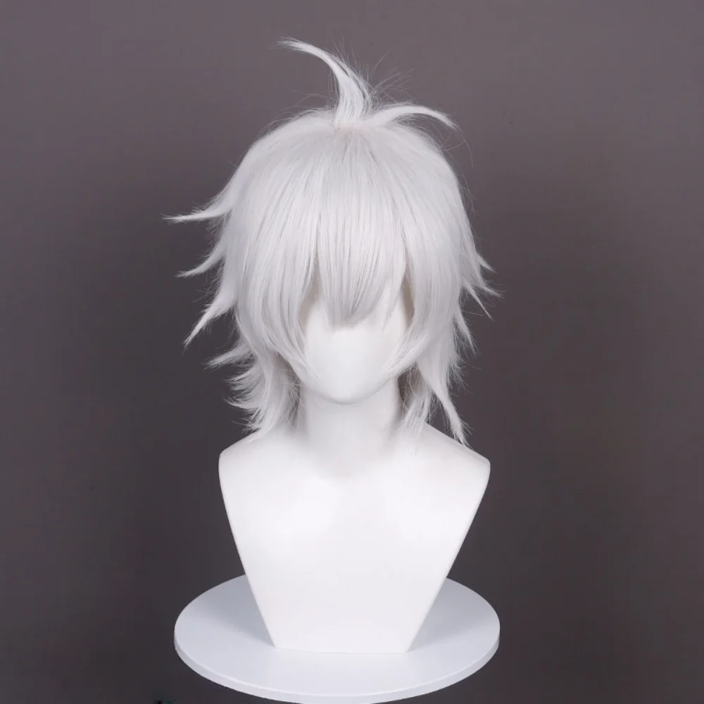 Anime Satoru Gojo Cosplay Wig Satoru Gojo Rose Net Wig Halloween Party Cos 2